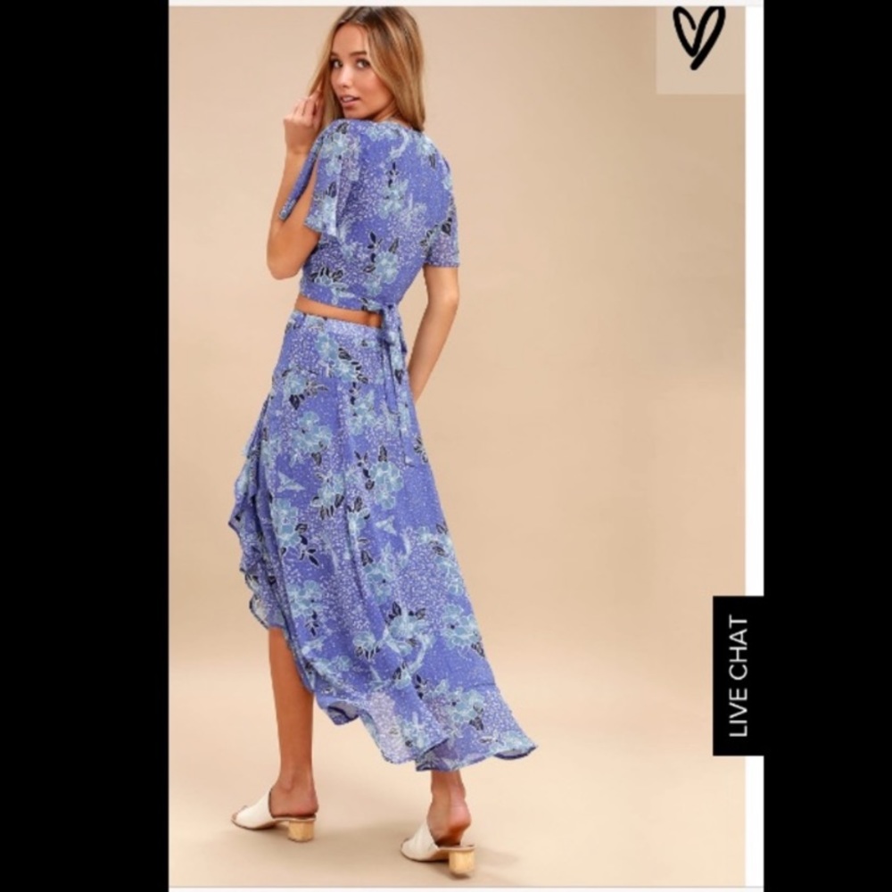 Lulu’s Periwinkle Two Piece Set